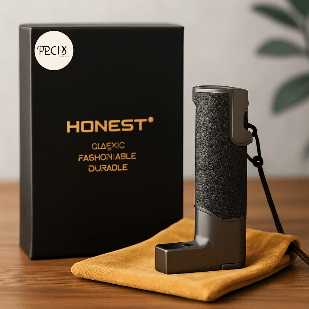 Black Textured Torch Lighter (Boxed)
