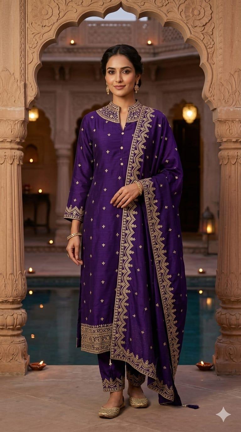 Straightfit kurta with pant
