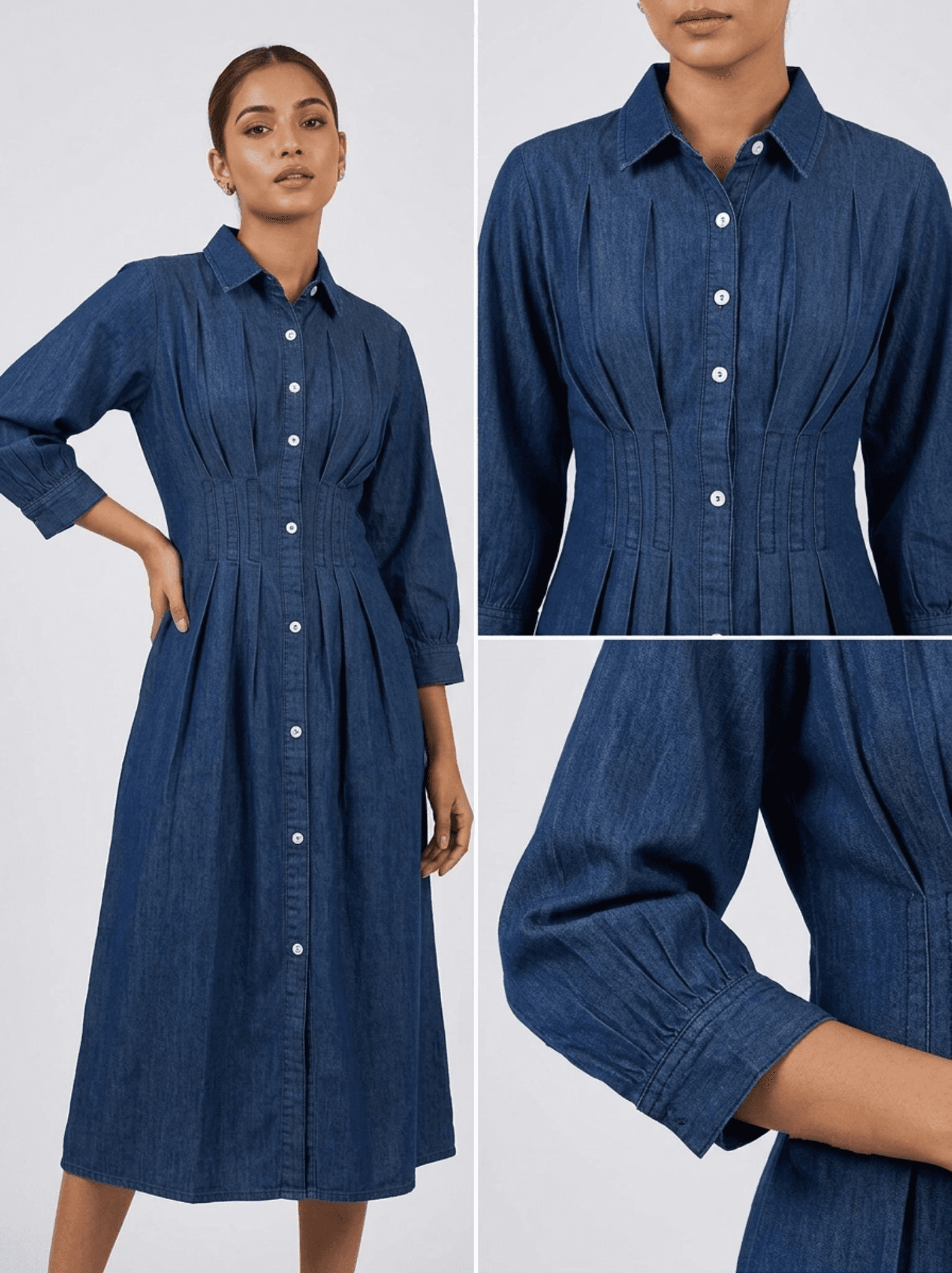 Denim one piece