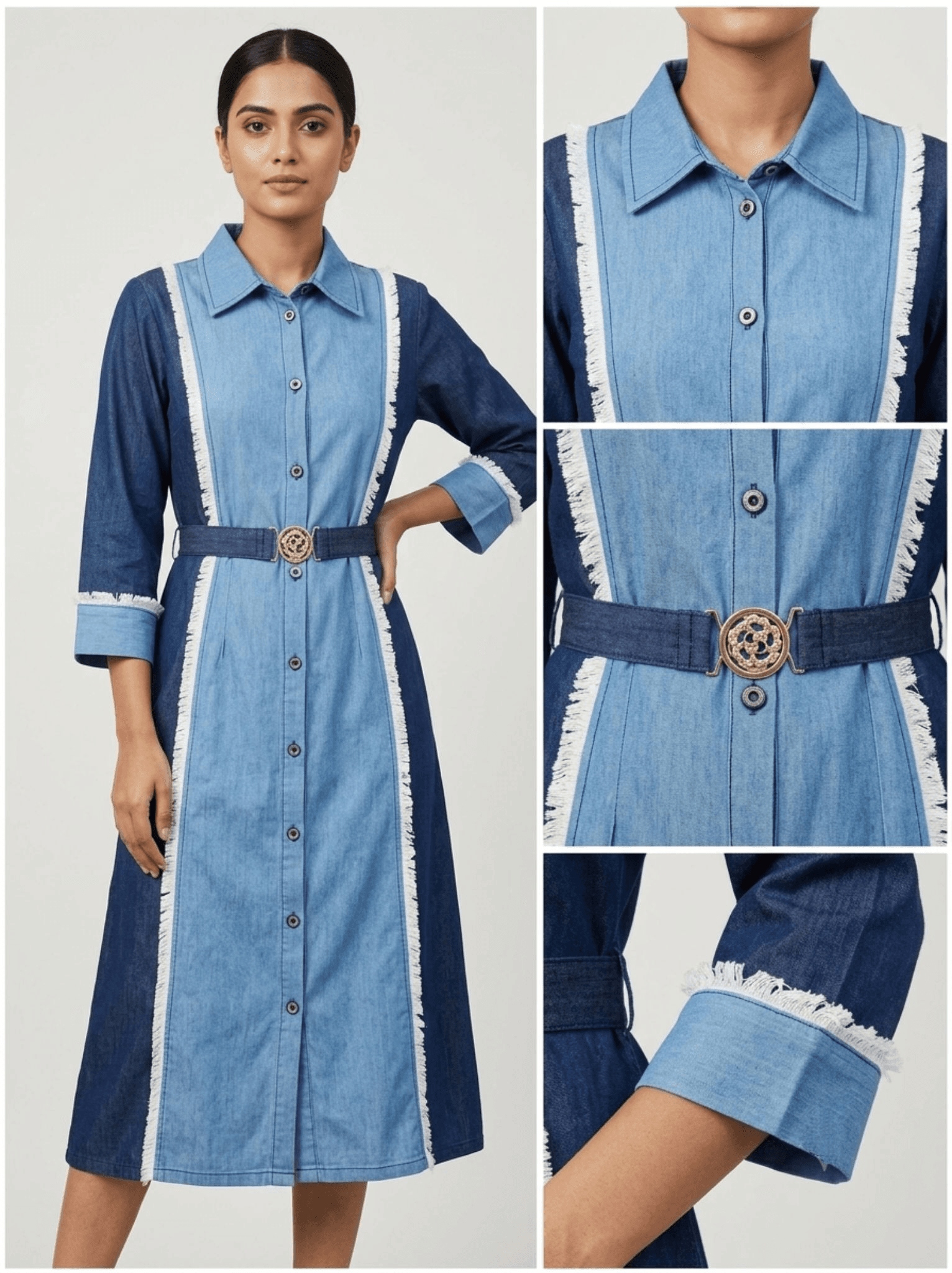 Denim one piece