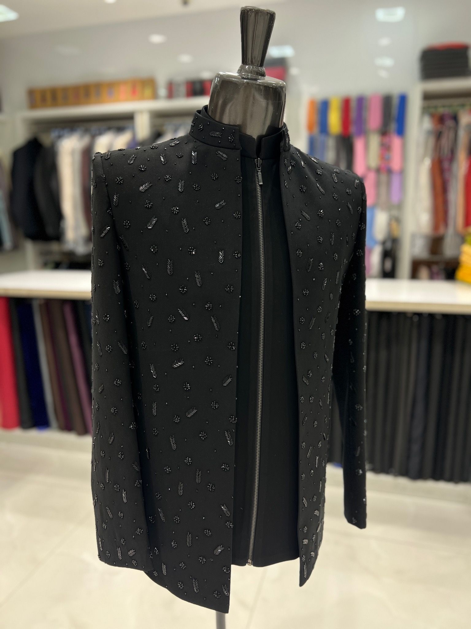Black Jodhpuri suit - 3